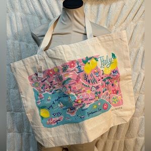 Talbots canvas market bag